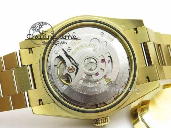 MiroTime 0427 Cozy Day-Date 40mm 228238 YG Noob 1:1 Best Edition Silver Dial On YG President Bracelet A 3710